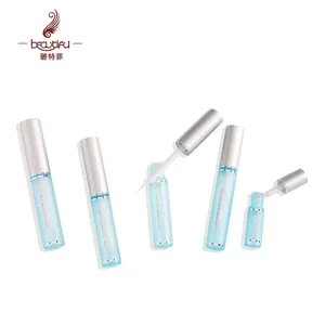 Botol Perekat Bulu Mata Transparan 3.5Ml, Botol Serum Penebal Bulu Mata Portabel/Kemasan Eyeliner