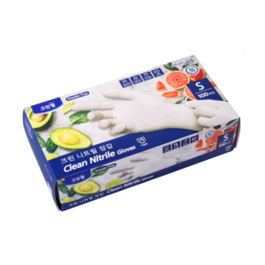 Saubere Nitril handschuhe Multi-Size 100 Stück Einweg-Schutz handschuhe zum Kochen und Reinigen im Badezimmer in der Küche - Product Image 1