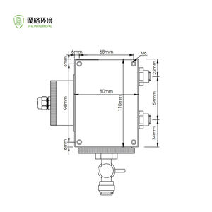 オンライン低濁り度計100NTU飲料水純水プラントデジタルRS485濁り度センサーを介した統合フロー - Product Image 2