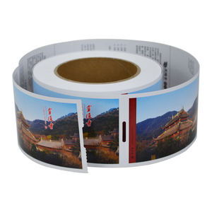Rollo <span class=keywords><strong>de</strong></span> impresión personalizada imprimible <span class=keywords><strong>de</strong></span> doble cara, billete <span class=keywords><strong>de</strong></span> papel térmico directo preimpreso para vuelo, cine, <span class=keywords><strong>tren</strong></span>, parque infantil - Product Image 1