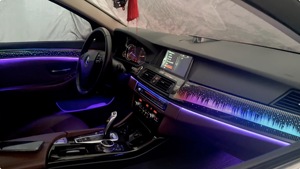 ZYCELA Illuminazione Ambientale per Auto 12V 3-5W, Serie 5 F10/F11/F18 2011-2017, 64 Colori, Effetto Cielo Stellato Dinamico, Garanzia 1 Anno - Product Image 3