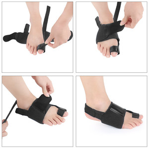 Correcteur de Hallux Valgus Robuste avec Séparateur d'Orteils Réglable et Sangle Fixe pour Soulagement des Douleurs du Plaquet - Product Image 6