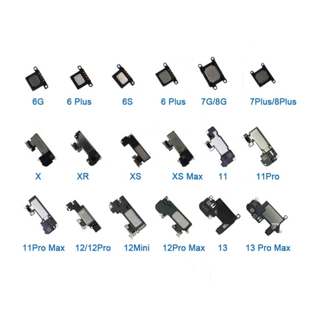 Ear Speaker Flex Cable for iphone 6 7 8 Plus X Xr Xs Max 11 12 Mini 13 14 Plus 15 Pro Max Earpiece Speaker