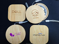 Boîte de rangement en bambou à charge rapide 60W, adaptateur OTG multifonction 6-en-1 pour ordinateur, gadget USB promotionnel pour appareil photo et carte iOS