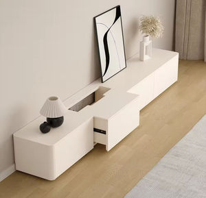 Meuble TV en bois italien moderne élégant et personnalisable, nouveau design, blanc, pour votre salon - Product Image 5
