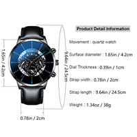 Ensemble montre et ceinture en cuir pour homme GENEVA, montre à quartz, bracelet en simili cuir, cadeau pour la fête des pères, Noël, bijoux
