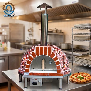 Horno de <span class=keywords><strong>Pizza</strong></span> a Gas HN QDMECH de Alta Temperatura, Hecho a Mano, con Cúpula de Mosaico, Horno Italiano <span class=keywords><strong>para</strong></span> <span class=keywords><strong>Pizza</strong></span>, Horno Comercial <span class=keywords><strong>para</strong></span> Hornear - Product Image 1