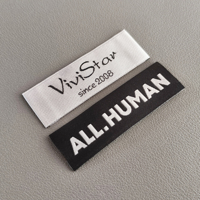 Étiquettes en silicone tissées damassées haute densité personnalisées, thermocollantes pour vêtements, étiquettes de tissu sur mesure, étiquettes avec logo sur mesure