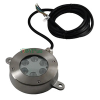 Lámpara de Pared Subacuática de Superficie IP68 100mm-170mm de Acero Inoxidable para Piscina y Caminos con Control DMX512/WiFi CRI 80