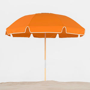 Hochleistungs-kommerzielle Holzstange große 7,5 Fuß Markt Strand Puly Regenschirm falten Luxus Resort Summer Travel Sonnenschirme Regenschirm - Product Image 3