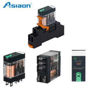 Asiaon Miniatur 24VDC/12A Mehrzweck-Elektrorelais AS14F-LS 1Z 5-polig DPDT LED-Licht Testtasten-Steckmodul Versiegelt - Product Image 6