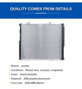 หม้อน้ำรถยนต์สำหรับ <span class=keywords><strong>Mercedes</strong></span> <span class=keywords><strong>W123</strong></span> W126 CHEVROLET AVEO 1.2i'05-/KALOS 1.2i'02-/MT รหัสอะไหล่แท้: 96443475 / 96536523 - Product Image 3