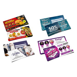 Servicio de Impresión de Vales de Regalo para <span class=keywords><strong>Hoteles</strong></span> en Papel Anti-Falsificación, Vale con Hilo de Seguridad, Boleto, Cupón con Número de Serie - Product Image 5