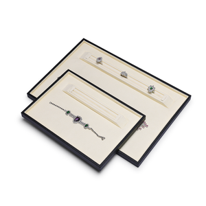 Plateau de présentation de bijoux en gros Jinsky, plateau de service à anneaux, plateau de présentation de bijoux pour comptoir de vente au détail - Product Image 4