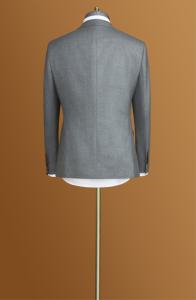 621 100% Len Người Đàn Ông Mới Của Kinh Doanh Màu Xám Nửa Vải Người Đàn Ông Của Phù Hợp Với Ăn Mặc Phù Hợp Với Cho Nam Giới - Product Image 2