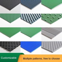 Fabricant de bandes transporteuses vertes en PVC portables pour l'industrie de l'emballage
