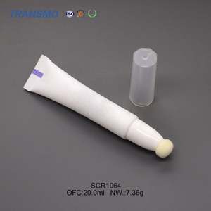 Emballage de flacon cosmétique en plastique souple pour lotion à tête d'éponge, tube souple de 20 ml, tubes à presser pour brillant à lèvres - Product Image 4