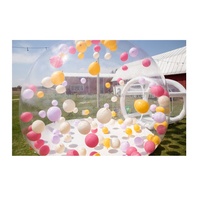 Tente bulle de haute qualité, tente transparente gonflable, dôme transparent, tente ballon, grande tente de camping commerciale personnalisée