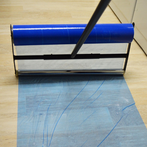 <span class=keywords><strong>Film</strong></span> protecteur en plastique auto-adhésif bleu pour la protection des sols en bois dur - Product Image 4