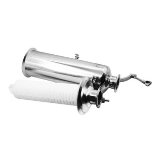 Filtro sanitario de acero inoxidable de conexión rápida 38 51 con abrazadera y tipo de mandril para reemplazo de filtración de aire - Product Image 1