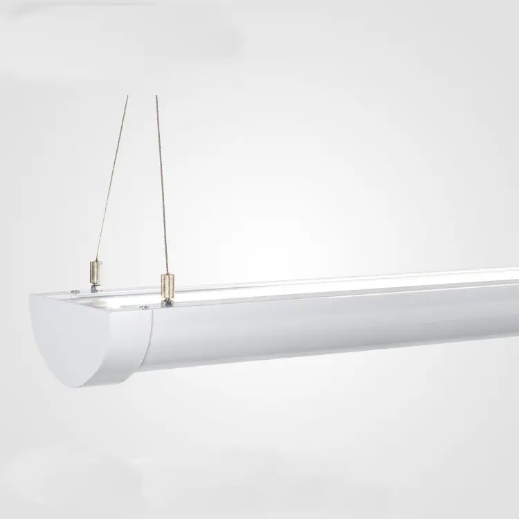 ETL DLC Indirect Direct hanging up down lighting fixture seamless linkable led linear light office pendant lights