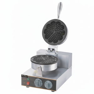 Gaufrier à fleurs commercial industriel Kitchbox (étui carré) - Product Image 1