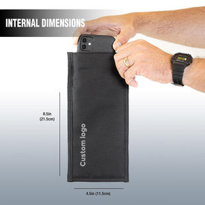 RFID Blocking EMF Shielding Faraday Sleeve Magnetic Closure Shielding Security Privacy Anti-Hacking for Phones - Product Image 2
