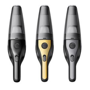 Handheld Cordless <b>Vacuum</b> Cleaner Rechargeable Battery Powered Black <b>Portable</b> For Car And Home Use With 4 Nozzles - Product Image 4