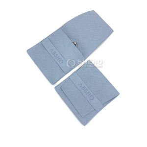 Pochette cadeau en coton personnalisée pour bijoux, pochette en cuir haut de gamme, pochette cadeau en velours de haute qualité - Product Image 6