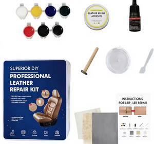 Kit de réparation pour sièges de voiture, canapés, manteaux, trous, rayures, fissures, déchirures, <span class=keywords><strong>cuir</strong></span>, vinyle, outil de réparation - Product Image 1