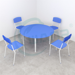 Kim loại nhựa trường tiểu học Bàn và ghế lớp học nhựa thiết lập Trường Đại Học Lớp học bàn - Product Image 3