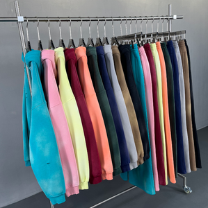 Sudadera con Capucha de Alta Calidad, Personalizada, Extra Grande, 360gsm, Felpa, Lavada con Ácido, Estilo Vintage, Desgastada, Unisex, para Hombre y Mujer - Product Image 4