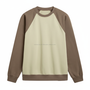 เสื้อสเวตเตอร์สองสีสำหรับผู้ชายเสื้อแบบสวมหัวคอกลมแขนยาวลำลองชุดแฟชั่นฤดูหนาวใส่สบายทันสมัย - Product Image 1