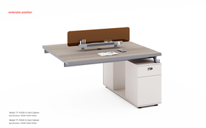 Escritorio de Oficina Individual de Estilo Moderno al Mejor Precio, Muebles de Oficina de Tablero de Partículas, Asientos Extensibles para Edificios de Oficinas - Product Image 5