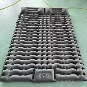 Matelas gonflable ultraléger JYHE avec pompe à <span class=keywords><strong>pied</strong></span> intégrée, lit d'appoint double pour le camping - Product Image 3