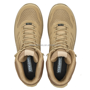 Botas Tácticas para Hombre, Corte Medio, Zapatos para Exteriores, Nubuck Artificial Personalizado, Transpirables, Antideslizantes, Cómodas, Ligeras e Impermeables - Product Image 1