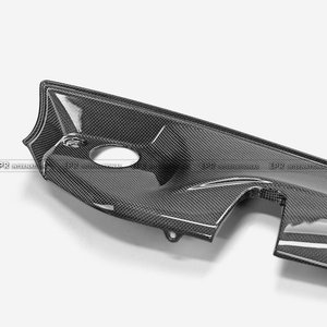 Couverture latérale de moteur en carbone sec de style OEM premium, 2 pièces, pour Ferrari F8 Cabriolet, amélioration de la garniture du compartiment moteur - Product Image 3