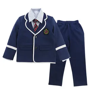 Niños y Niñas trajes conjuntos de ropa de invierno de uniforme de la escuela