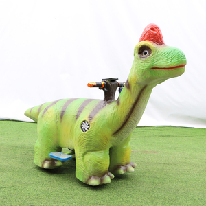 Scooter Eléctrico Infantil con Forma <span class=keywords><strong>de</strong></span> Dinosaurio Morado para Exteriores, Asiento Seguro y Brillante para Niños, <span class=keywords><strong>Alquiler</strong></span> en Parques Infantiles, Uso Interior/Exterior - Product Image 5