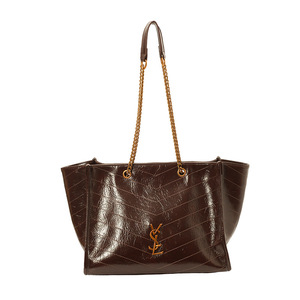 <span class=keywords><strong>Sac</strong></span> fourre-tout en PU pour femme, nouvelle collection 2026, avec chaîne, design texturé, grande capacité pour les trajets quotidiens - Doublure en polyester - Product Image 5