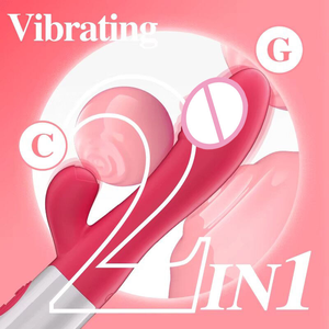 Vibrador de Conejo de Doble Extremo de 20 Velocidades, Juguete Sexual para Adultos al por Mayor, Dildo con Frecuencia Variable, Simulación de Punto G, <span class=keywords><strong>Masturbador</strong></span> Femenino - Product Image 3