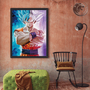Póster de Anime 3D Personalizado al por Mayor, Imagen Lenticular 3D de Manga Japonesa, Dragon Ball Z, Saint Seiya, Goku, Wukong, Super Three, Vegeta - Product Image 4