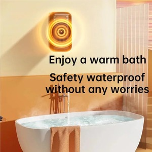 Riscaldatore elettrico parete Plug-in portatile radiante riscaldatore d'ambiente 500W a risparmio energetico radiante scaldabagno a parete riscaldatore elettrico - Product Image 5