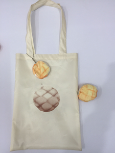 Tas Lipat Bentuk Roti Motif Kartun yang Dapat Disesuaikan, Pegangan Tangan Panjang, Bahan Polyester Oxford 210D, Cocok untuk Belanja - Product Image 5