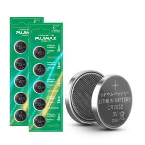 Pujiamx แบตเตอรี่ลิเธียมไอออนแบบเหรียญ10ชิ้น3V Cr2032แบตเตอรี่ลิเธียมไอออนรีโมทคอนโทรลแพ็คแบตเตอรี่ลิเธียมมีในสต็อก - Product Image 1
