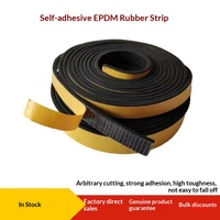 Bande d'étanchéité autocollante en mousse EPDM acrylique simple pour armoire de moteur, usage marin, absorbant les chocs, étanche, haute température