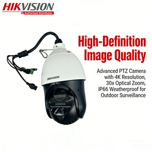 Cámara PTZ Hikvision 4K con Detección Inteligente DS-2DE4825IWG1-E 8 MP 25X con DarkFighter IR AcuSense y Visión Nocturna, Domo de Red de Alta Velocidad - Product Image 1