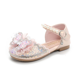Scarpe da spiaggia <span class=keywords><strong>in</strong></span> <span class=keywords><strong>gomma</strong></span> rosa Beige per bambini comodi sandali a fondo morbido primavera ed estate con pantofole da ragazza Beige rosa - Product Image 5
