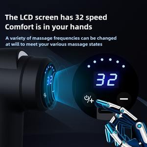 Produttore di pistola per massaggio schermo Touch Screen portatile Cordless profondo del tessuto posteriore per terapia del corpo della gamba pistola per massaggio - Product Image 4