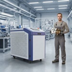 Máquina de Limpieza Láser Portátil de Nuevo Diseño con Enfriamiento por Agua, Limpieza Continua, 1.5KW 2KW 3KW, Máquina de Limpieza Láser de Mano para Eliminar Óxido - Product Image 1